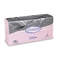 Ďalší obrázok produktu Obrúsok 3vrstvý ružový 33 x 33 cm [250 ks]