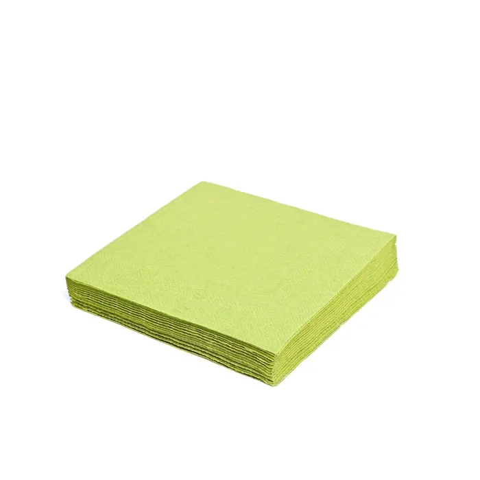 Hlavný obrázok produktu Ubrousky 3-vrstvé, 40 x 40 cm žlutozelené [250 ks]