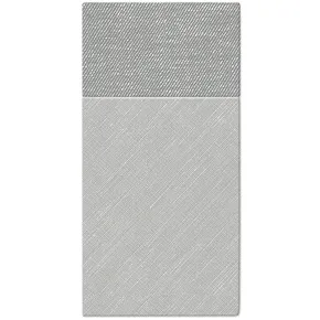 Obrúsky na príbory PAW AIRLAID 40x40 cm Bamberg (grey) [25 ks]