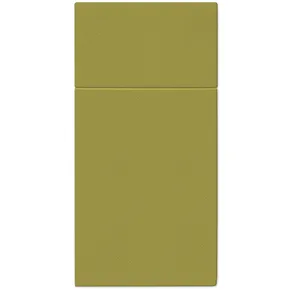 Obrúsky na príbory PAW AIRLAID 40x40 cm Monocolor olive [25 ks]