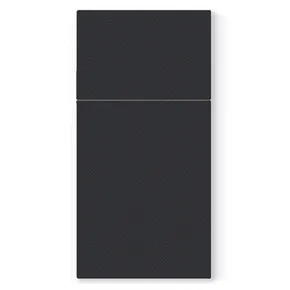 Obrúsky na príbory PAW AIRLAID 40x40cm Unicolor Black [50 ks]
