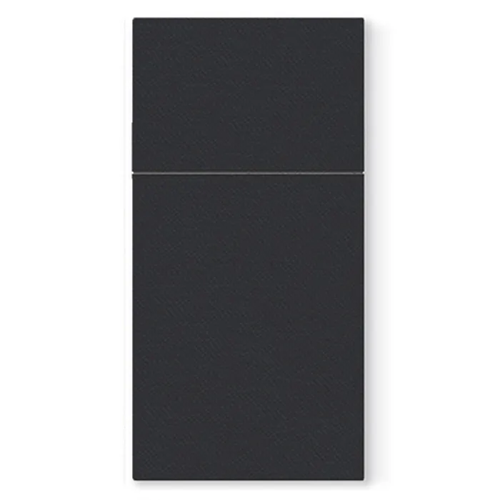 Hlavný obrázok produktu Ubrousky na příbory PAW AIRLAID 40x40cm Unicolor Black [50 ks]
