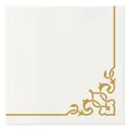 Obrúsky PAW AIRLAID 40x40 cm Elegant Frame Gold [50 ks]
