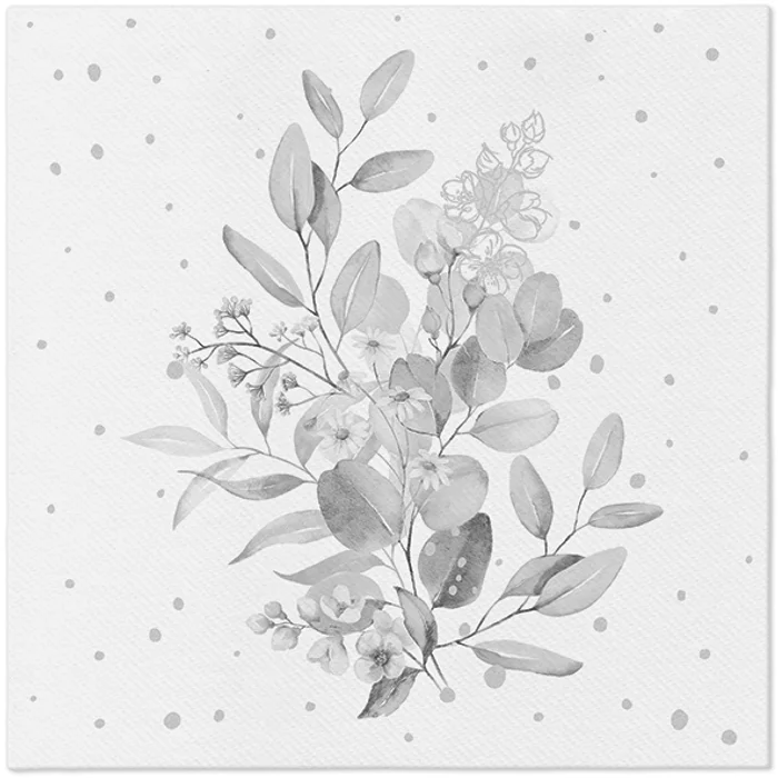 Hlavný obrázok produktu Ubrousky PAW AIRLAID 40x40 cm Eucalyptus Bouquet [50 ks]