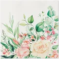 Obrúsky PAW AIRLAID 40x40 cm Floral moments [50 ks]