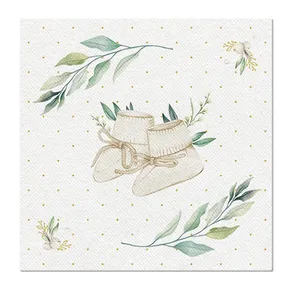 Obrúsky PAW AIRLAID 40x40 cm Hello Baby [50 ks]