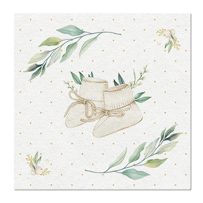 Hlavný obrázok produktu Ubrousky PAW AIRLAID 40x40 cm Hello Baby [50 ks]