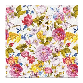 Obrúsky PAW AIRLAID 40x40 cm Herbal roses [50 ks]