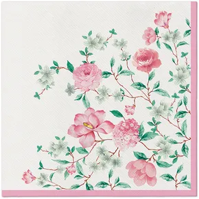 Obrúsky PAW AIRLAID 40x40 cm Pink season [50 ks]