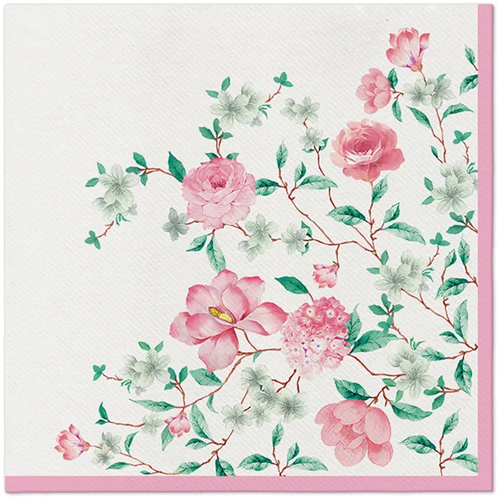 Hlavný obrázok produktu Ubrousky PAW AIRLAID 40x40 cm Pink season [50 ks]