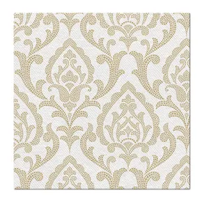 Obrúsky PAW AIRLAID 40x40 cm Portuguese Tiles gold [50 ks]