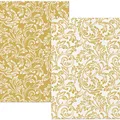 Ďalší obrázok produktu Obrúsky PAW AIRLAID 40x40 cm Reverse Baroque etude gold [50 ks]