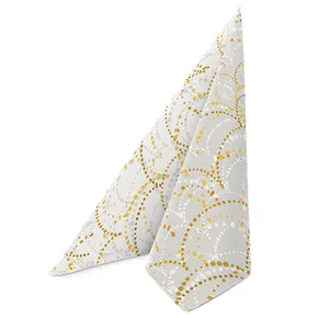 Obrúsky PAW AIRLAID 40x40 cm Reverse Festive garland [50 ks]