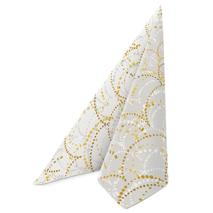 Hlavný obrázok produktu Ubrousky PAW AIRLAID 40x40 cm Reverse Festive garland [50 ks]