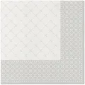 Obrúsky PAW AIRLAID 40 × 40 cm Subtle Grid (silver) [50 ks]