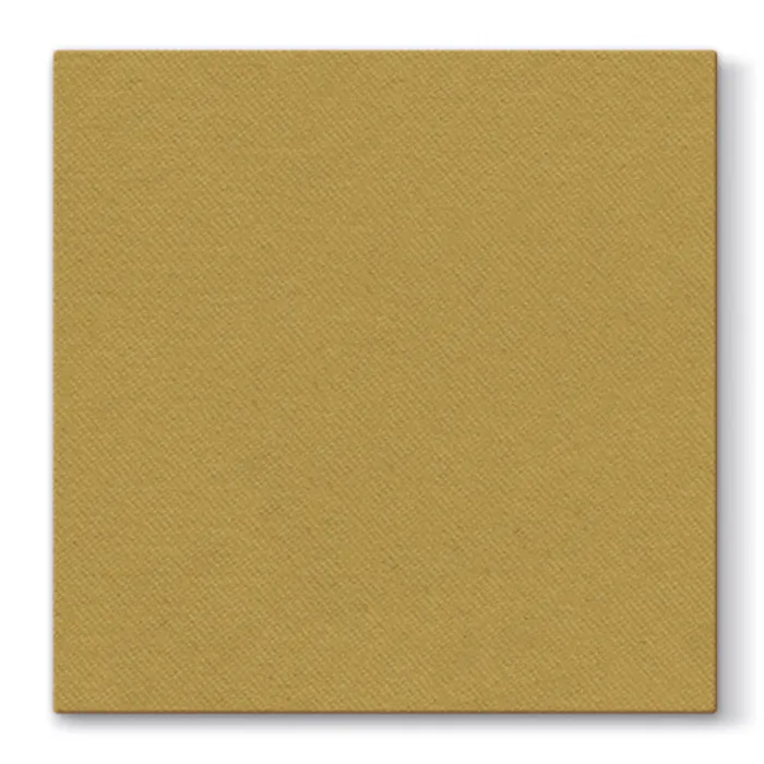 Hlavný obrázok produktu Ubrousky PAW AIRLAID L 40x40cm Monocolor Gold [50 ks]