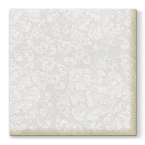Obrúsky PAW AIRLAID L 40x40cm Rococo White [50 ks]