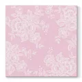 Obrúsky PAW AIRLAID L 40x40cm Soft Lace Rosa [50 ks]