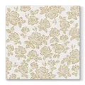 Ďalší obrázok produktu Obrúsky PAW AIRLAID L 40 × 40 cm Subtle Roses Gold [50 ks]