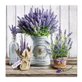 Obrúsky PAW L 25x25cm Lavender in Bucket