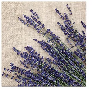 Obrúsky PAW L 33x33 cm 3 vrst. Lavender Sheaf [20 ks]