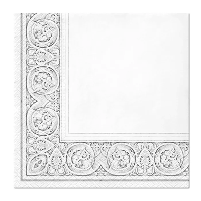 Hlavný obrázok produktu Ubrousky PAW L 33x33cm 3 vrst. Bass Relief [20 ks]