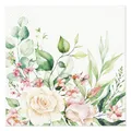 Obrúsky PAW L 33x33cm 3 vrst. Floral Moments [20 ks]