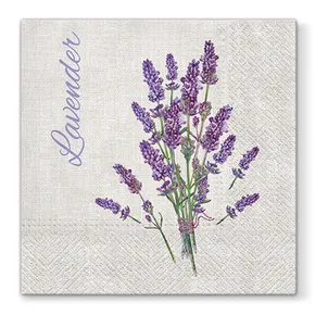 Obrúsky PAW L 33x33cm 3 vrst. Lavender for You [20 ks]