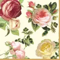 Obrúsky PAW L 33x33cm 3 vrst. Rosalia Champagne [20 ks]
