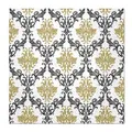 Obrúsky PAW L 33x33cm 3 vrst. Royal Ornament Gold [20 ks]