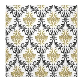 Obrúsky PAW L 33x33cm 3 vrst. Royal Ornament Gold [20 ks]