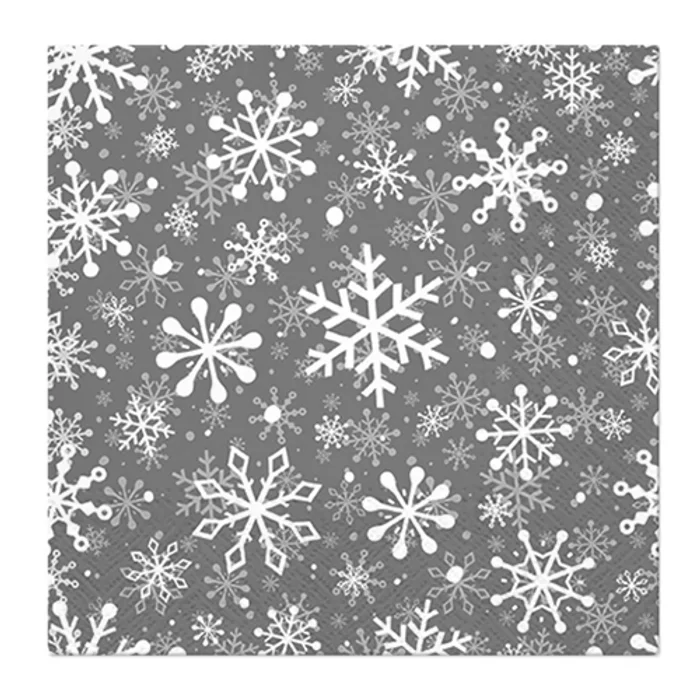 Hlavný obrázok produktu Ubrousky PAW L 33x33cm Christmas Snowflakes