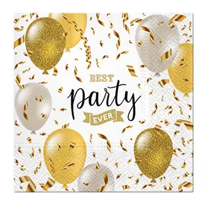 Obrúsky PAW L 33x33cm Elegant Ballons [20 ks]