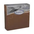 Ďalší obrázok produktu Obrúsok PREMIUM hnedý 40 x 40 cm [50 ks]
