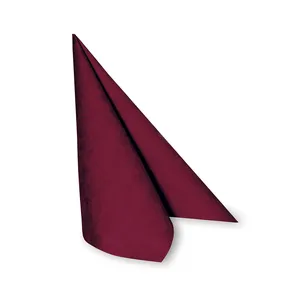 Obrúsky PREMIUM 40x40cm "dekor R" bordové [50 ks]