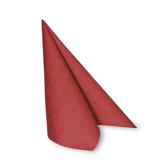 Hlavný obrázok produktu Ubrousky PREMIUM 40x40cm "dekor R" červené [50 ks]