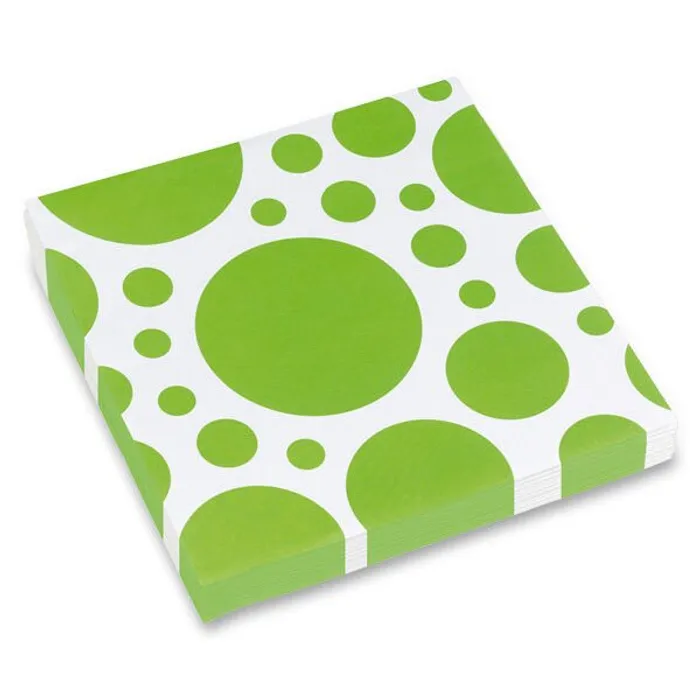 Hlavný obrázok produktu Ubrousky Solid Color Dots zelené [20 ks]
