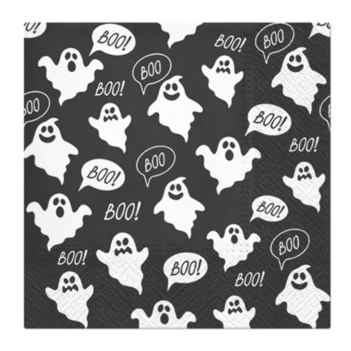 Hlavný obrázok produktu Ubrousky TaT 33x33cm Boo (black)