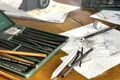 Uhoľ Faber-Castell Pitt Monochrome Charcoal plechová krabička, 24ks