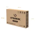 Ďalší obrázok produktu ULTRADESK Herný stôl ENTER V2, 100x60 cm, 75cm, s držiakom na slúchadlá a pitie, kompaktná veľkosť