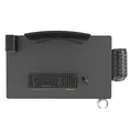 Ďalší obrázok produktu ULTRADESK Herný stôl ENTER V2, 100x60 cm, 75cm, s držiakom na slúchadlá a pitie, kompaktná veľkosť