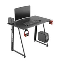 Ďalší obrázok produktu ULTRADESK Herný stôl ENTER V2, 100x60 cm, 75cm, s držiakom na slúchadlá a pitie, kompaktná veľkosť