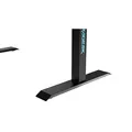 ULTRADESK Herný stôl FORCE - modrý, 166x70 cm, 76.5 cm, s XXL podložkou pod myš, držiak slúchadiel aj nápojov, RGB podsvietenie