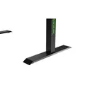ULTRADESK Herný stôl FORCE - zelený, 166x70 cm, 76.5 cm, s XXL podložkou pod myš, držiak slúchadiel aj nápojov, RGB podsvietenie