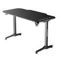 Ďalší obrázok produktu ULTRADESK Herný stôl FRAG - BLACK, 140x66 cm, 76 cm, s XXL podložkou pod myš, s ultradesk BEAM, držiak slúchadiel aj nápojov