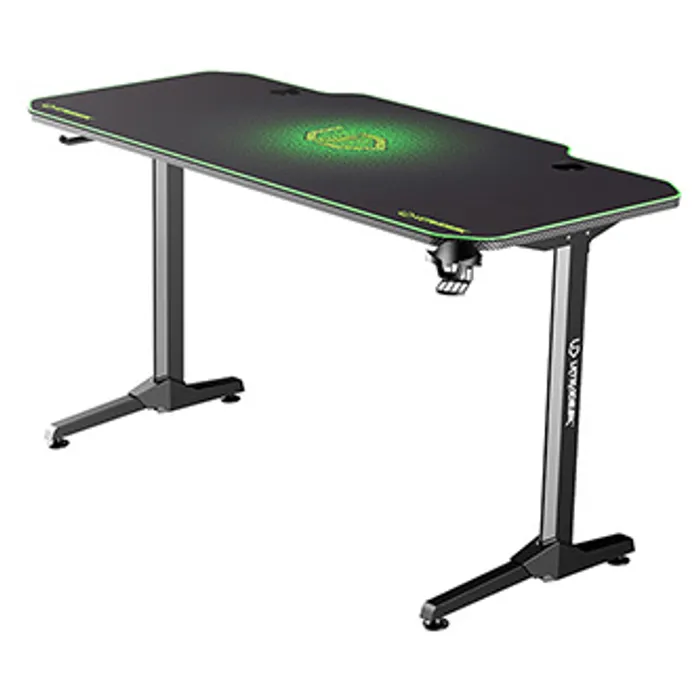 Hlavný obrázok produktu ULTRADESK Herní stůl FRAG - GREEN, 140x66 cm, 76 cm, s XXL podložkou pod myš, s ultradesk