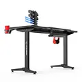 ULTRADESK Herný stôl FRAG - RED, 140x66 cm, 76 cm, s XXL podložkou pod myš, s ultradesk BEAM, držiak slúchadiel aj nápojov