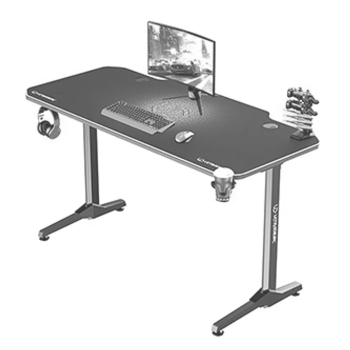 Hlavný obrázok produktu ULTRADESK Herní stůl FRAG - WHITE, 140x66 cm, 76 cm, s XXL podložkou pod myš, s ultradesk