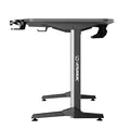 ULTRADESK Herný stôl FRAG XXL GOLD, 160 x 75 cm, 75 cm, držiak nápojov a slúchadiel, stojan BEAM, s celoplošnou XXL podložkou pod 