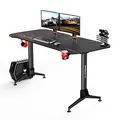 ULTRADESK Herný stôl GRAND RED, 160x75 cm, 70-80 cm, 3 úrovne výšky, s XXL podložkou pod myš, držiak slúchadiel aj nápojov